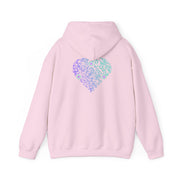 Sweatshirt unisexe Rose | qr code Coeur Boréal