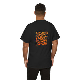 T-shirt Noir - Qr code Tigre - unisexe