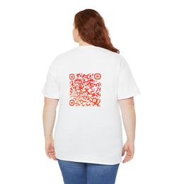 T-shirt Blanc - Qr code Phoenix - unisexe