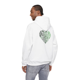 Sweatshirt unisexe Blanc | qr code Coeur Matcha