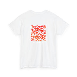 T-shirt Blanc - Qr code Phoenix - unisexe