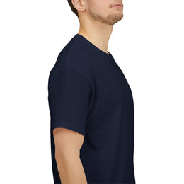 T-shirt Bleu Marine - Qr code Coeur Boréal - unisexe