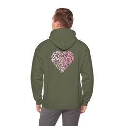 Sweatshirt unisexe Kaki | qr code Coeur Sakura