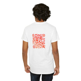 T-shirt Blanc - Qr code Phoenix - unisexe