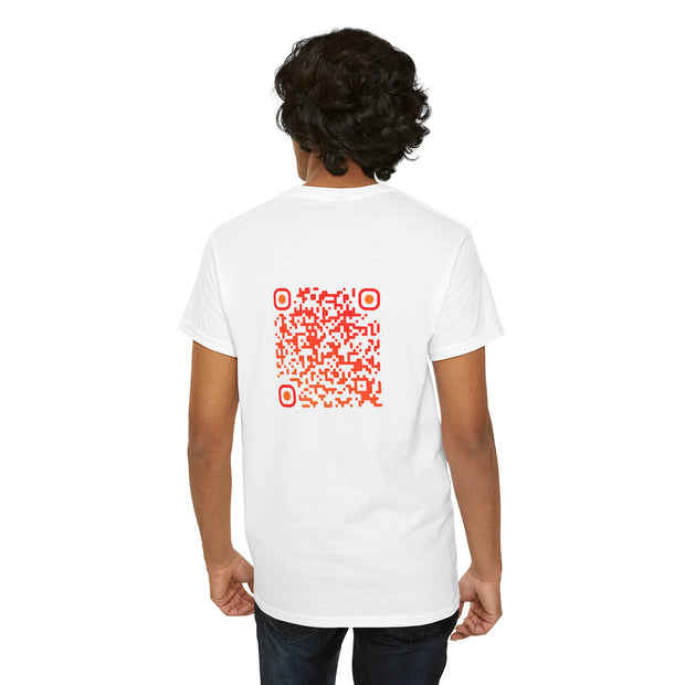 T-shirt Blanc - Qr code Phoenix - unisexe