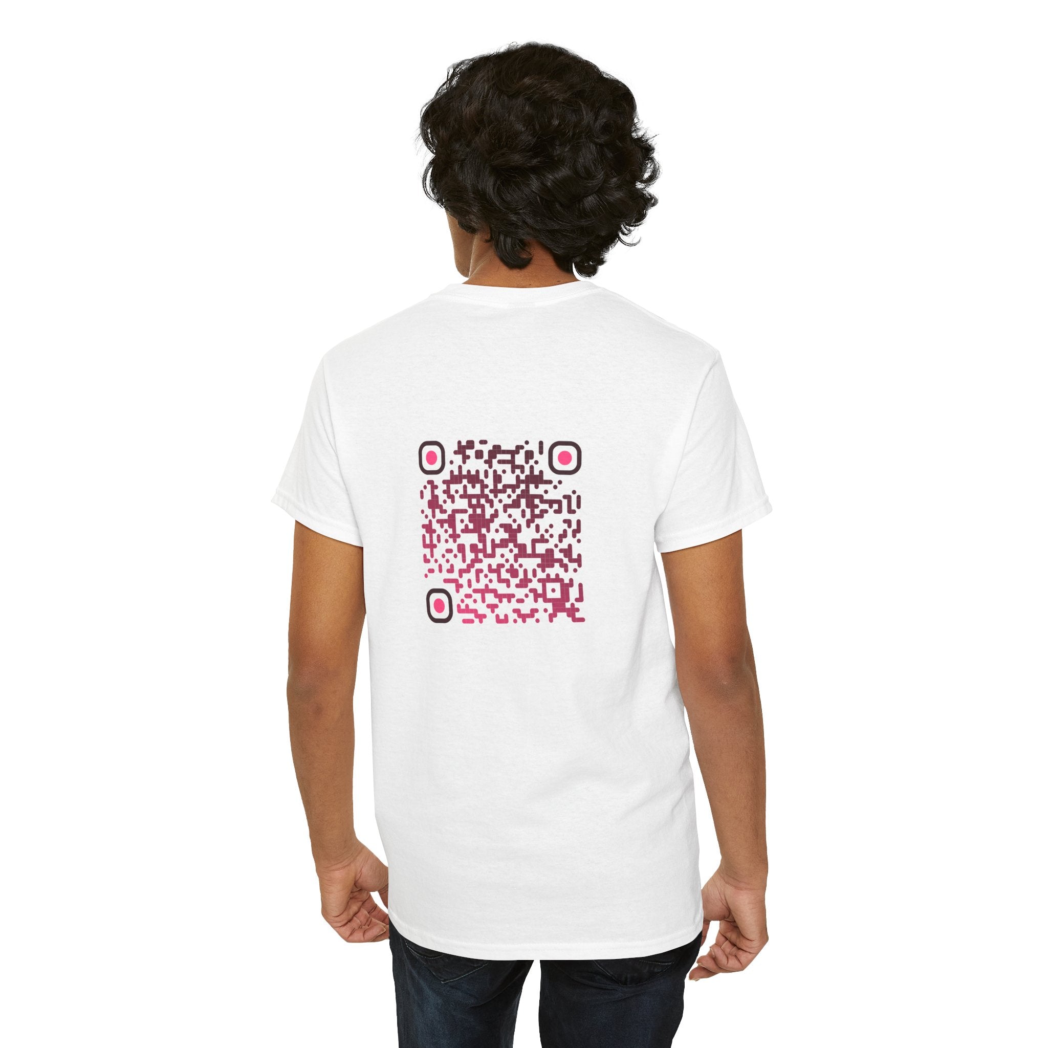 T-shirt Blanc - Qr code Rubis - unisexe