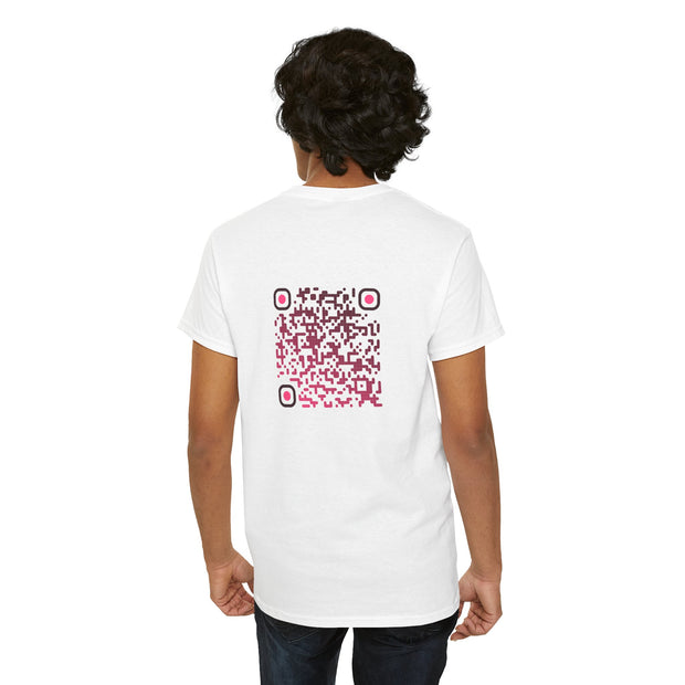 T-shirt Blanc - Qr code Rubis - unisexe