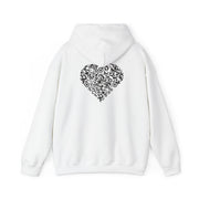 Sweatshirt unisexe Blanc | qr code Coeur Signature