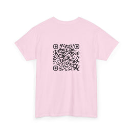 T-shirt Rose - Qr code Signature - unisexe