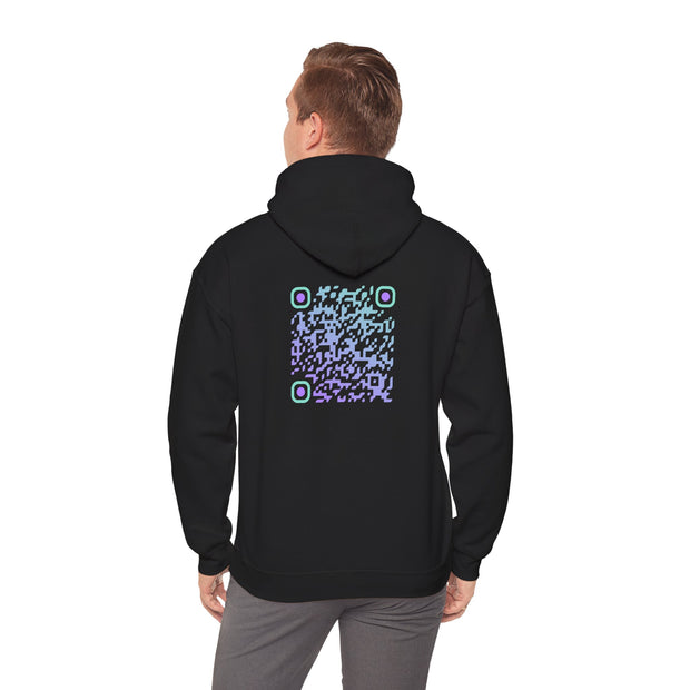 Sweatshirt unisexe Noir | qr code Boréal