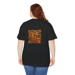 T-shirt Noir - Qr code Tigre - unisexe