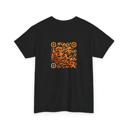 T-shirt Noir - Qr code Tigre - unisexe