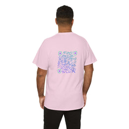 T-shirt Rose - Qr code Boréal - unisexe