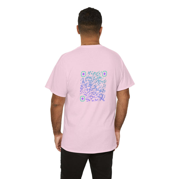 T-shirt Rose - Qr code Boréal - unisexe