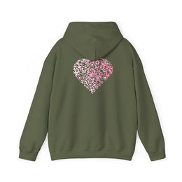 Sweatshirt unisexe Kaki | qr code Coeur Sakura