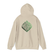 Sweatshirt unisexe Beige | qr code Montagne & Forêt Matcha