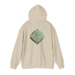 Sweatshirt unisexe Beige | qr code Montagne & Forêt Matcha