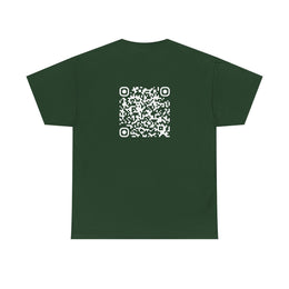 T-shirt Vert foncé - Qr code Neige - unisexe