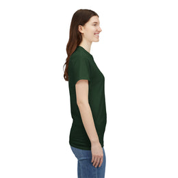 T-shirt Vert foncé - Qr code Coeur Neige - unisexe