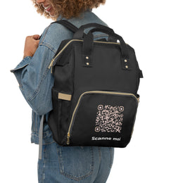 Sac à dos Urbain multi-fonction - Qr code Sable