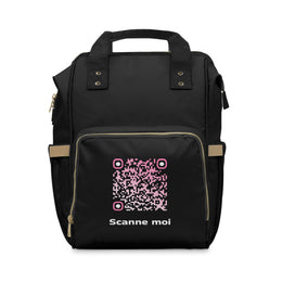 Sac à dos Urbain multi-fonction noir - Qr code Sakura