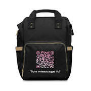 Sac à dos Urbain multi-fonction noir - Qr code Sakura