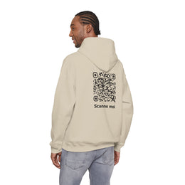 Sweatshirt unisexe Beige | qr code Signature