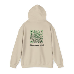 Sweatshirt unisexe Beige | qr code Matcha