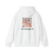 Sweatshirt unisexe Blanc | qr code Braise