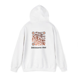 Sweatshirt unisexe Blanc | qr code Braise