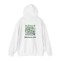 Sweatshirt unisexe Blanc | qr code Matcha