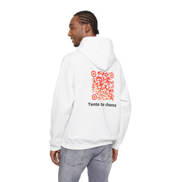 Sweatshirt unisexe Blanc | qr code Phoenix