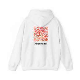 Sweatshirt unisexe Blanc | qr code Phoenix