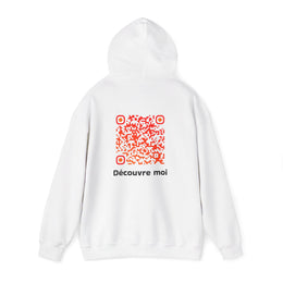 Sweatshirt unisexe Blanc | qr code Phoenix