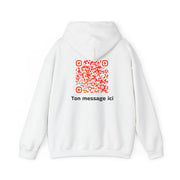 Sweatshirt unisexe Blanc | qr code Phoenix
