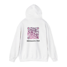 Sweatshirt unisexe Blanc | qr code Prune