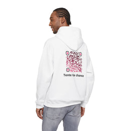 Sweatshirt unisexe Blanc | qr code Rubis