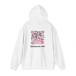 Sweatshirt unisexe Blanc | qr code Tentation