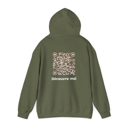 Sweatshirt unisexe Kaki | qr code Sable