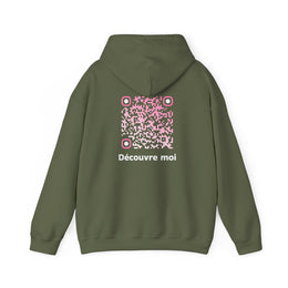 Sweatshirt unisexe Kaki | qr code Sakura