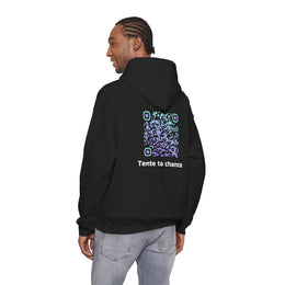 Sweatshirt unisexe Noir | qr code Boréal
