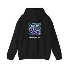 Sweatshirt unisexe Noir | qr code Boréal