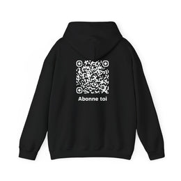 Sweatshirt unisexe Noir | qr code Neige
