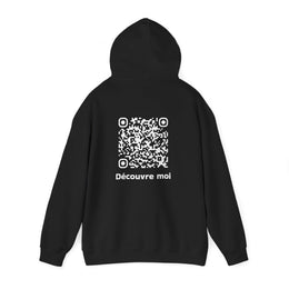 Sweatshirt unisexe Noir | qr code Neige