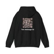 Sweatshirt unisexe Noir | qr code Sable