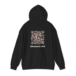 Sweatshirt unisexe Noir | qr code Sable