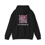 Sweatshirt unisexe Noir | qr code Sakura