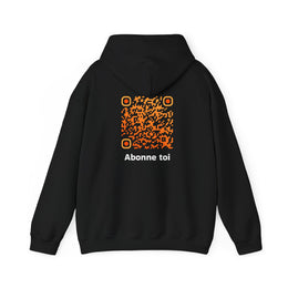 Sweatshirt unisexe Noir | qr Tigre