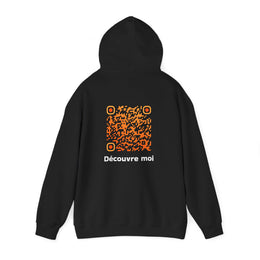 Sweatshirt unisexe Noir | qr Tigre