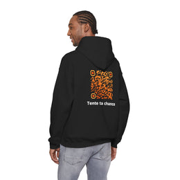 Sweatshirt unisexe Noir | qr Tigre